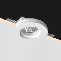 Lampo Ceiling Recessed GU10 Flat Downlight In Plaster With