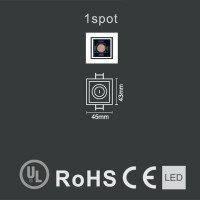 Laser Blade Faretto Da Incasso Orientabile LED 2W 3000K Luce