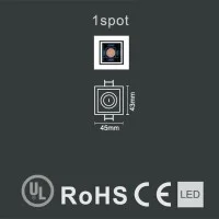 Laser Blade Faretto Da Incasso Orientabile LED 2W 3000K Luce