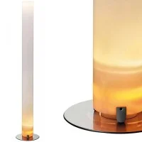 Flos Stylos Lampada da Terra in PMMA e acciaio by Achille