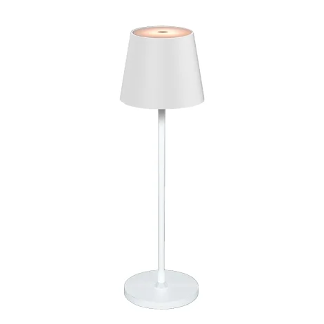 Lampo battery led table lamp with round base