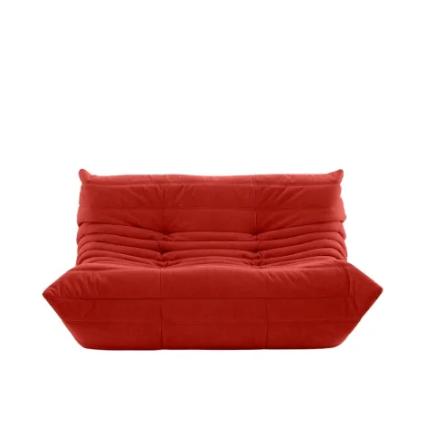 Ligne Roset Togo two-seater sofa in Alcantara