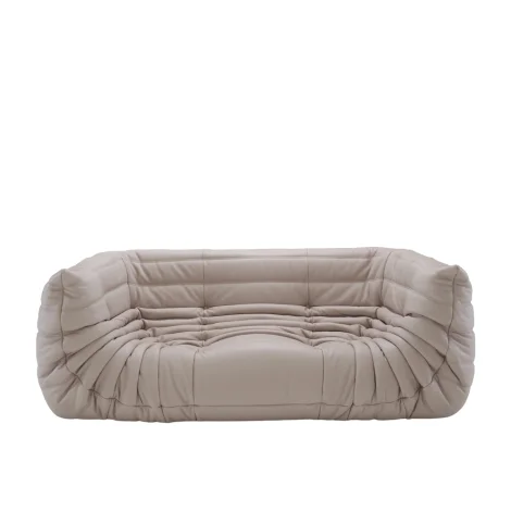 Ligne Roset Togo sofa with armrests in Alcantara