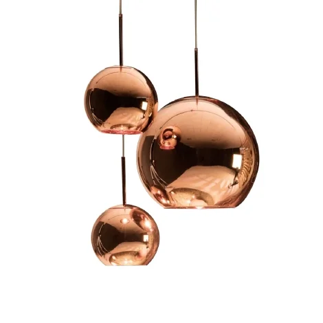 Tom Dixon Copper Trio Round System suspension lamp