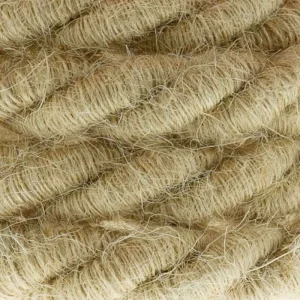 Electric Cable XL Jute Cord 3x Spiral Braided 300 / 300V Twisted