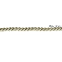 Cavo Elettrico Cordone XL In Lino Naturale 3x Trecciato A
