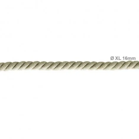Cavo Elettrico Cordone XL In Lino Naturale 3x Trecciato A