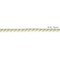 Electric Cable XL Natural Cotton Cord 3x Spiral Braided 300 / Electric Cable XL Natural Cotton Cord 3x Spiral Braided 300 /