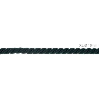 Cavo Elettrico Cordone XL In Verde Scuro Lucido 3x Trecciato A