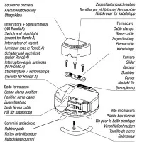 TCI Dimmer Da Filo Rondò Varialuce Per Lampadine LED e Alogene