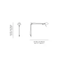 Artemide Tolomeo Micro solo corpo lampada Artemide Tolomeo Micro solo corpo lampada