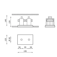 Buzzi & Buzzi Twin Genius LED Double Recessed Spotlight