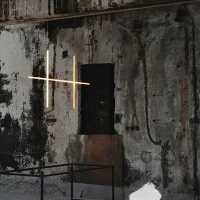 Flos COORDINATES S2 Lampadario LED Champagne a Sospensione
