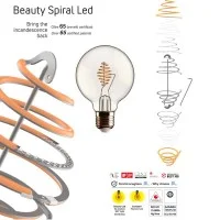 Daylight Lampadina LED Globo G125 Beauty Eddy E27 2.5W