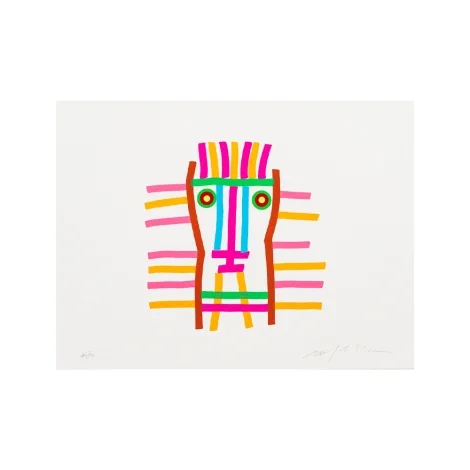 Danese Milano I Volti, Uno stampa serigrafica