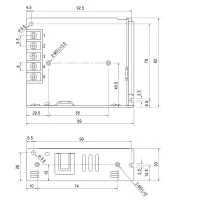 Meanwell Alimentatore LRS-35-24 36W 24V 1.5A Strip LED AC/DC