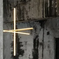 Flos COORDINATES S1 Lampadario LED Champagne a Sospensione