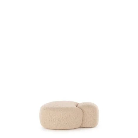 Kartell Aaland pouf tessuto bouclé new stretch