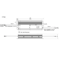 Meanwell Alimentatore HLG-320H-24A 320W 24V 13.34A IP65 Meanwell Alimentatore HLG-320H-24A 320W 24V 13.34A IP65