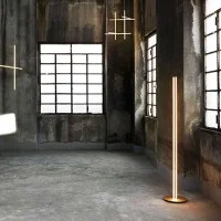 Flos COORDINATES F Lampada LED Champagne Da Terra Piantana