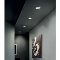 Lampo DIK OR Adjustable Square Recessed Spotlight for False