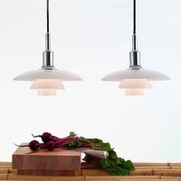 Louis Poulsen PH 3/2 Pendant Suspension Singol Lamp By Poul