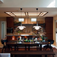 Louis Poulsen PH 4½-4 Glass Pendant Suspension Singol Lamp By