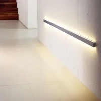 Lampo Kit Profilo Bi-Emissione Up Down In Alluminio 2 Metri A