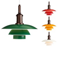 Louis Poulsen PH 3½-3 Pendant Suspension Singol Colored Lamp By