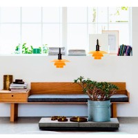 Louis Poulsen PH 3½-3 Pendant Suspension Singol Colored Lamp By