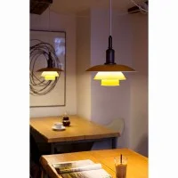 Louis Poulsen PH 3½-3 Pendant Suspension Singol Colored Lamp By