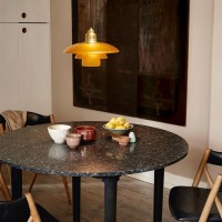 Louis Poulsen PH 3½-3 Pendant Suspension Singol Colored Lamp By