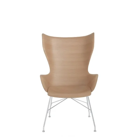 Kartell K/wood basic veneer armchair