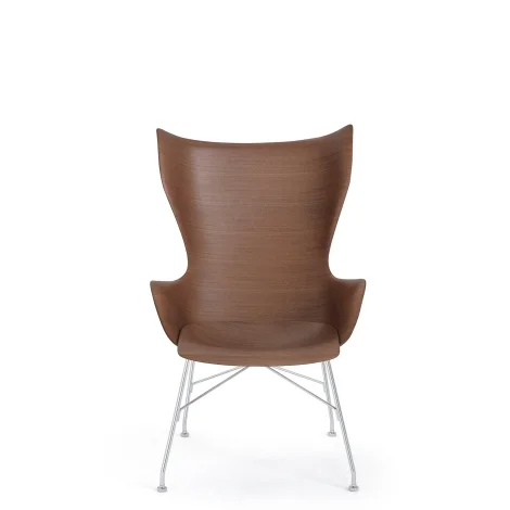 Kartell K/wood basic veneer armchair