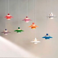 Louis Poulsen PH 5 Sospensione Lampada Singola Colorata By Poul