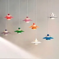 Louis Poulsen PH 5 Sospensione Lampada Singola Colorata By Poul