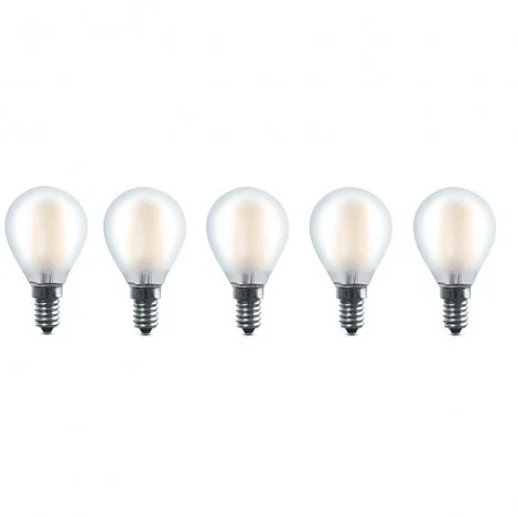 Duralamp Tecno Vintage Sfera LED Satinata 4W 340lm E14