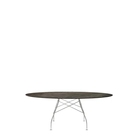 Kartell Glossy marble oval