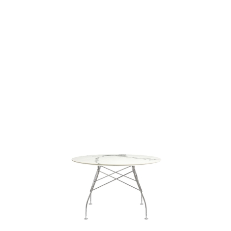 Kartell Glossy marble round table