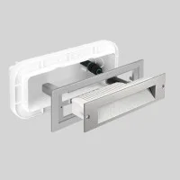 Prisma INSERT + 2 Flange Adapter for Recessed Installation