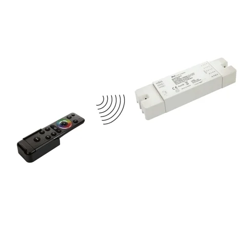 QLT kit radiocomando+centralina 12-24V gestione dimmer e colore