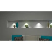 Lampo Spot Mini Downlight 1W LED Recessed 60° 350mA In Aluminum