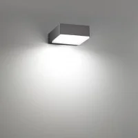 Ai Lati Lights Alu LED 7W Lampada Da Parete Rettangolare Slim