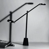 Artemide Equilibrist LED Adjustable Double Table Lamp By Jean