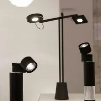 Artemide Equilibrist LED Adjustable Double Table Lamp By Jean