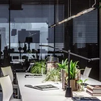 Artemide Equilibrist LED Adjustable Double Table Lamp By Jean