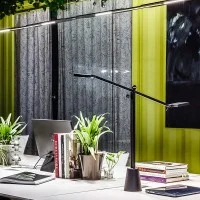 Artemide Equilibrist LED Adjustable Double Table Lamp By Jean