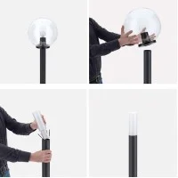 Lombardo Line LED 6.5W Testa Palo da Esterno IP66 Per Paletto