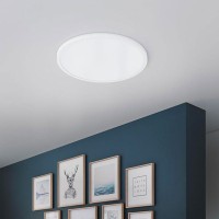 Lampo KIT Cornice Bianca Per Pannello Tondo 240mm LED Montaggio