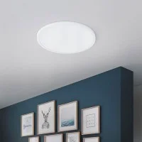 Lampo KIT Cornice Bianca Per Pannello Tondo 240mm LED Montaggio Lampo KIT Cornice Bianca Per Pannello Tondo 240mm LED Montaggio